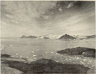 View from Skaergaard across the mouth of Kangerlussuaq (Mikkelsen 1934)